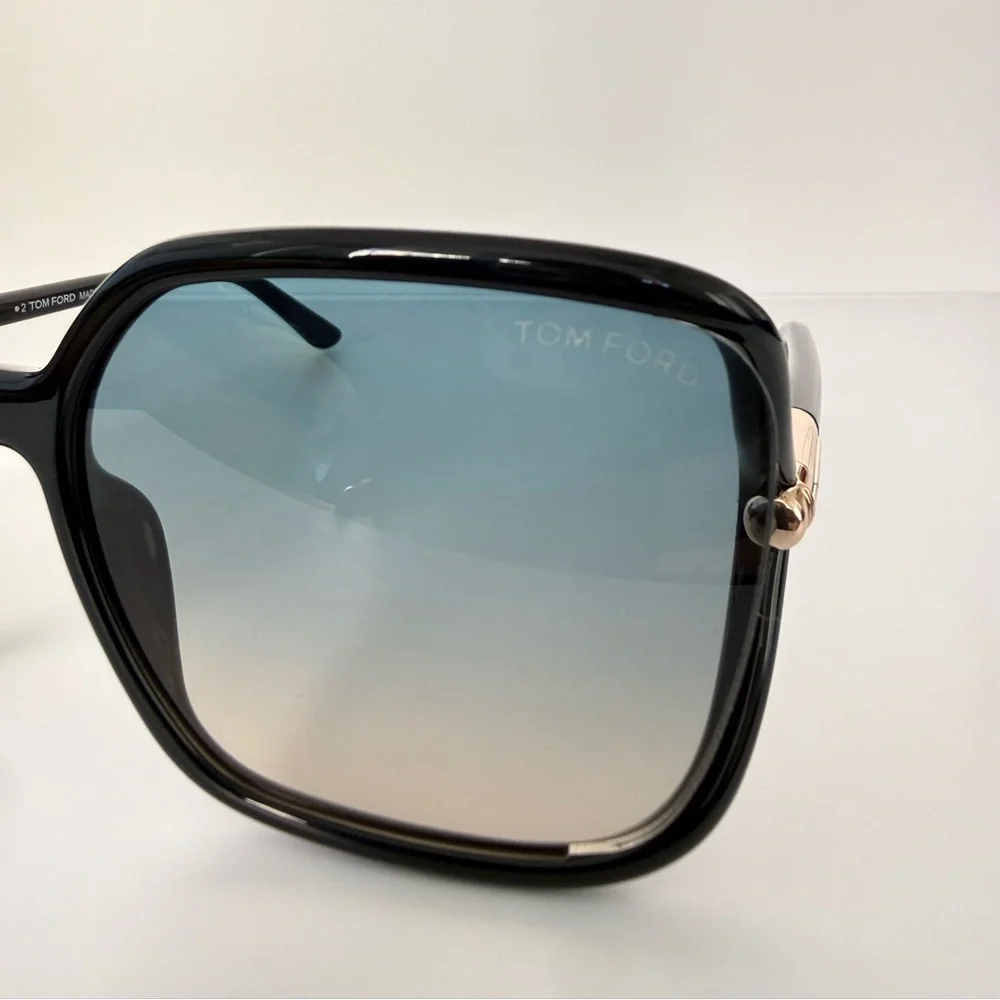 NEW!!! Tom Ford Solange 02 TF1089 01P women sunglasses Authentic